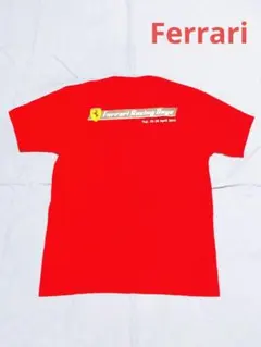 【値下げ】フェラーリTシャツ　赤〔O/230919〕衣L