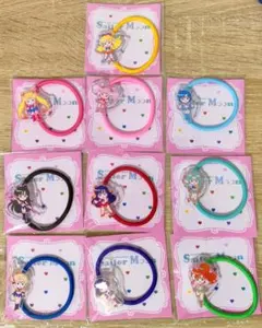 セーラームーン ローソン 明治 ヘアゴム 10種 コンプリート 3-0/786