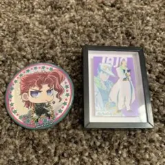 ジョジョの奇妙な冒険 缶バッジ&フレームアートマグネット