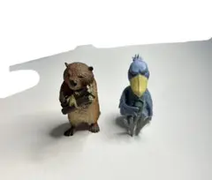 ビーバーとカモノハシのフィギュアセット ガチャガチャ