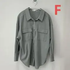 rienda シャツ　グレーのサムネイル