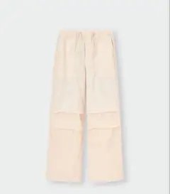 GU テックパラシュートプルオンパンツ　Sサイズ　ピンク