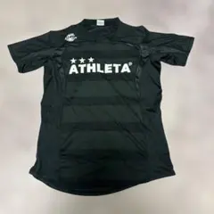 ATHLETA 黒 ストライプデザイン ウェア