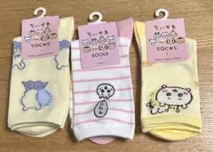 ちいかわ ソックス 靴下 3足セット レディース 22-24cm
