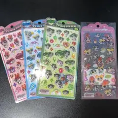 【正規品】パワーパフガールズ　うるちゅる　ドロップジェリーシール　4枚セット