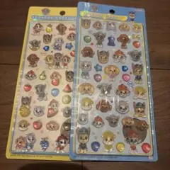 パウ・パトロール ボンボンドロップシール 2枚セット