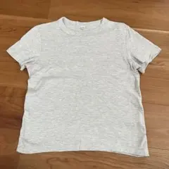 GU 半袖 Tシャツ グレー Sサイズ　コットンスムースクルーネックTのサムネイル