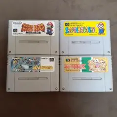 【動作未確認】スーパーファミコン ゲームソフト 4本セット