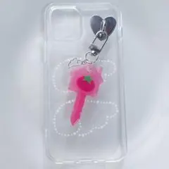 トマトの鍵キーホルダー໒꒱