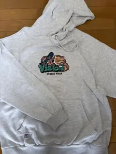 VISION STREET WEAR グレーパーカー