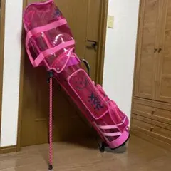 週末削除リンクス PAX パクス キャディバッグ スケルトン ピンク