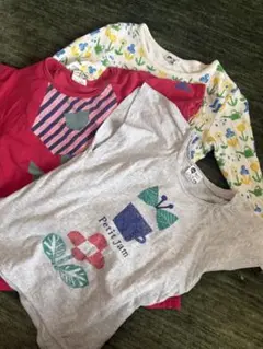 プチジャム Petit Jam キッズ Tシャツ 3枚セット 120 130