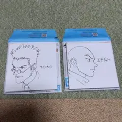 ハンターハンター　一番くじ　E賞キャンバスボード　レオリオ　ハンゾー