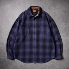 V*S様 稀配色 50s PENDLETON vintage オンブレ シャドー 50s 稀配色 PENDLETON オンブレ シャドー チェック ボードシャツ