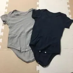 ベビー服半袖ロンパース2色セット 95cm