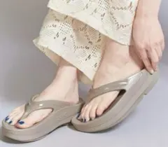 23cm　厚底スポーツサンダル　ビーチサンダル