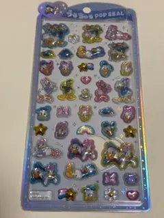 うるちゅるポップシール　ドナルド＆デイジー