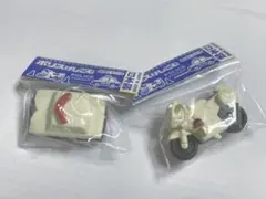 ミニカー消しゴム パトカー 白バイ