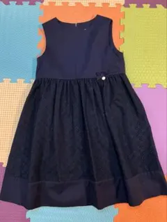 タルティーヌエショコラ　ネイビー　フォーマルワンピース　入学式