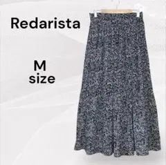Radarista 美品 フラワープリント フレアスカート ロングスカート M