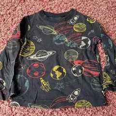 baby gap 宇宙柄 Tシャツ ３歳　100 ロンT 長袖Tシャツ