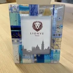 LIONVE モザイクガラスフォトフレーム ベネチアンガラス