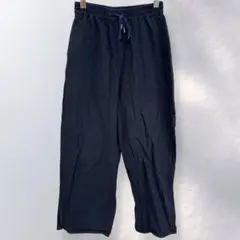 パーリッシィ ワイドパンツ 綿100% 総ゴム カジュアル ラフ F《k683