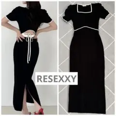 RESEXXY❤️バイカラータイトワンピース