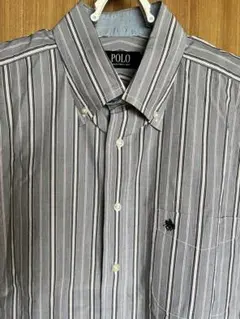 POLO 半袖 ストライプ ボタンダウンシャツのサムネイル