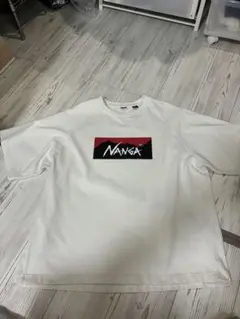NANGA Tシャツ ホワイト ボックスロゴのサムネイル