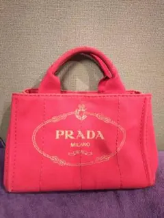 PRADA ピンク ミニトートバッグ
