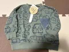 新品タグ付き☆車柄トレーナー 90cm