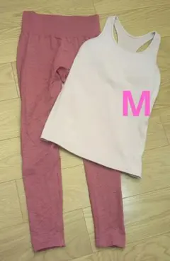 スカーラ ラバ ヨガウェア カップ付きキャミソール Sサイズ レギンス