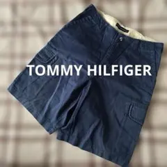 TOMMY HILFIGER メンズ カーゴハーフパンツ ネイビーのサムネイル