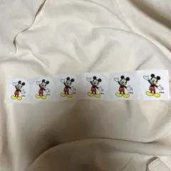 ミッキーマウス ステッカー 6枚セット