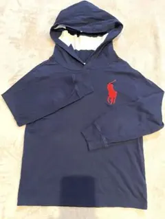 ポロ・ラルフ・ローレン フード付きパーカー 130㎝ネイビー