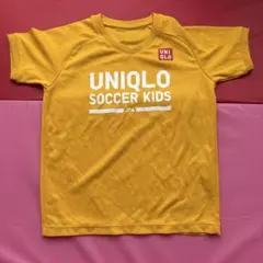 UNIQLO SOCCER KIDS JFA Tシャツ イエロー 120のサムネイル