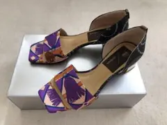 マニプリ【manipuri×Le Talon GRISEコラボ】コンビ　サンダル