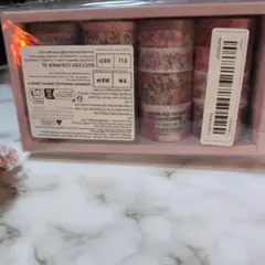 【新品未開封】ピンク花柄マスキングテープ20個セット