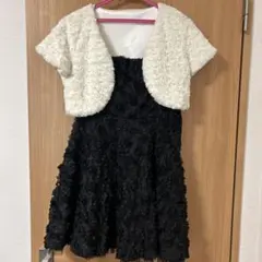 フラワーレースパーティードレス&ジャケット