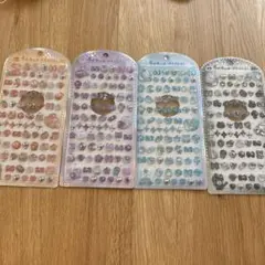 うるちゅるぷちシール　4シートセット