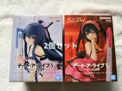 デート・ア・ライブV ペンプレ！ フィギュア 2種セット 時崎狂三 夜刀神十香のサムネイル