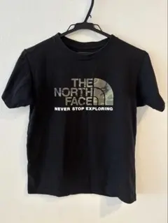 THE NORTH FACE カモフラロゴ Tシャツ ブラック