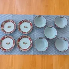 有田焼 仁祥窯 小鉢 5客 小皿 4客 計9点セット 石楠花菊のサムネイル