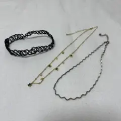 ネックレス・チョーカー 3点セット