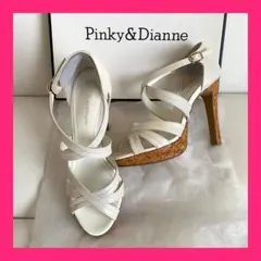 【最終値下げ】Pinky&Dianne 靴 サンダル 白 23㎝