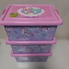 Mezzo Piano メゾピアノ 収納コンテナボックス お菓子付き 8点セット