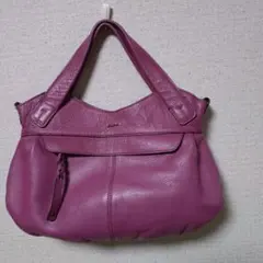 Dakota ピンク レザー 2wayバッグ