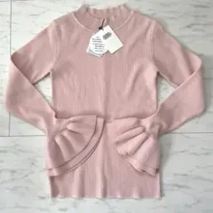 新品 RODEO CROWNS WIDE BOWL フリルリブニットトップス