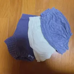 ベビー　ショートパンツ　3枚セット